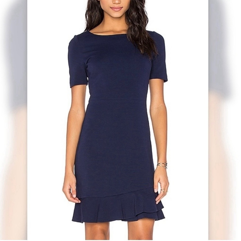 Diane Von Furstenberg Navy Blue Serafina Dress Size 10